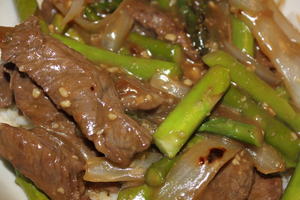 Clean Eating Asparagus Beef Beijing