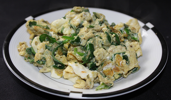 clean eating greek scramble