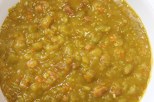 clean eating split pea soup